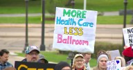 Protest at Minnesota State Capitol over Homeland Security Secretary Krist Noem visit, Trump Administration policies
