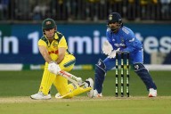 Marsh anchors Australia’s 7-wicket win over India in rain