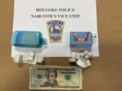 Holyoke man arrested after he drops his crack pipe; PD seizes rigged vape pen, heroin/fentanyl stash, cash during bust