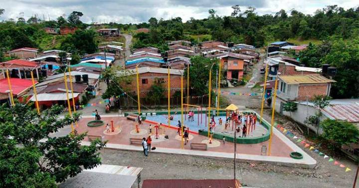 Entregan parque biosaludable en El Dos, Unión Panamericana