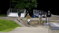 Community gathers for skate night at Roland Bland Park
