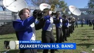 Quakertown Marching Band brings chessboard battle to life