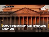 Government shutdown enters day 24; no paychecks for federal workers