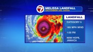 Melissa makes landfall