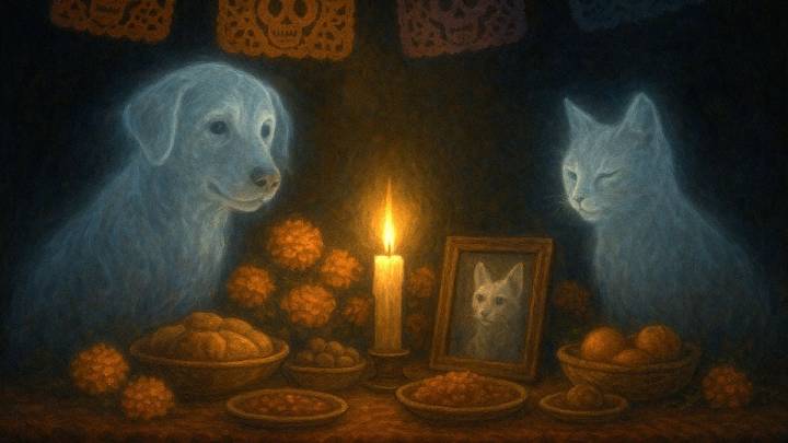 ¿Las mascotas también vuelven el Día de Muertos?; cómo y cuándo hay que prepararles su altar