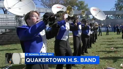Quakertown Marching Band brings chessboard battle to life