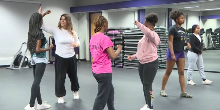ECU Royalty Cheer team organizes self-defense class for women to show how to protect themselves