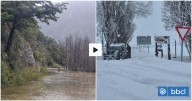 Zonas aisladas, remociones e inundaciones por sistema frontal en Aysén: dos provincias en alerta roja