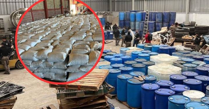 Aseguran en Durango gigantesco almacén de insumos para drogas sintéticas en operativo conjunto