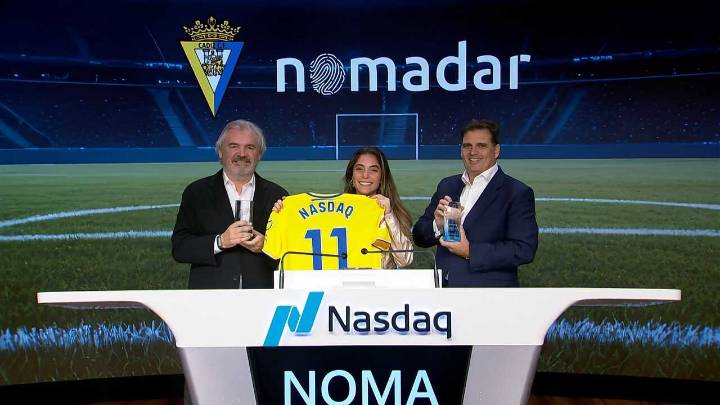 El Cádiz CF da el salto al Nasdaq con su filial tecnológica Nomadar