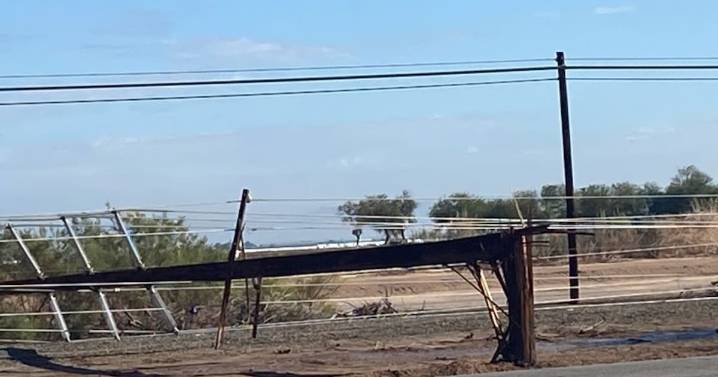 Declaran emergencia en Imperial por daños de tormenta Mario