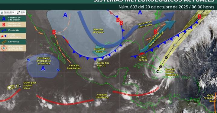 Pronostican chubascos y ambiente caluroso para Colima