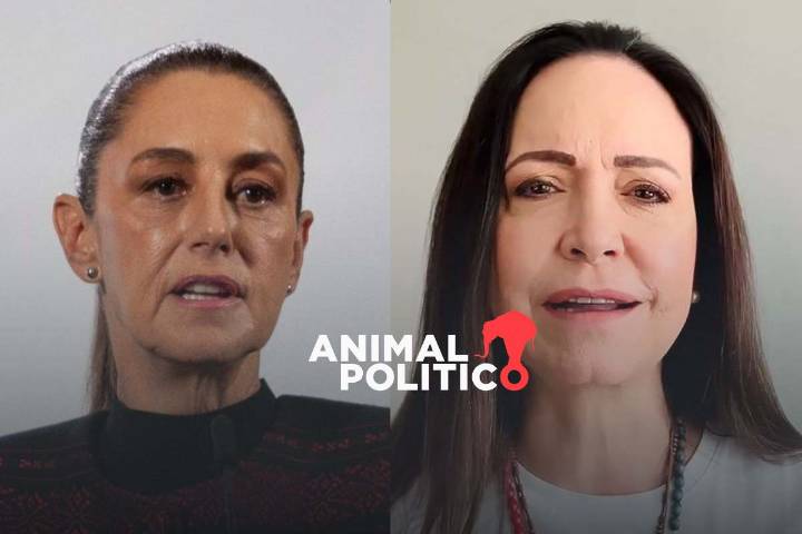 Sheinbaum evita felicitar a María Corina Machado por Premio Nobel de la Paz