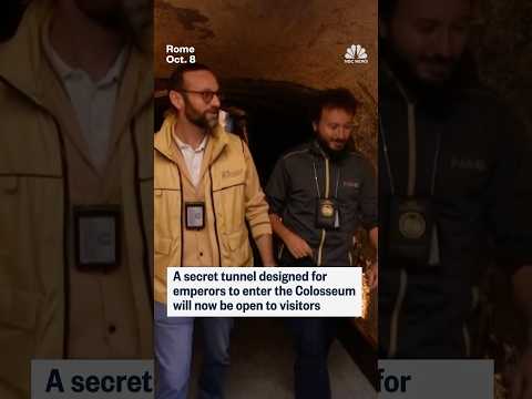 A secret tunnel designed for emperors to enter the Colosseum will now be open to visitors