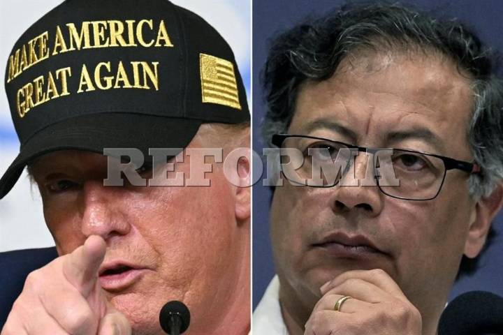 Llama Trump 'líder de drogas ilegales' a Petro
