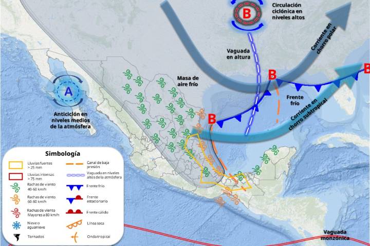 Masa de aire polar cubrirá a Hidalgo y gran parte del país el Día de Muertos con temperaturas bajo cero