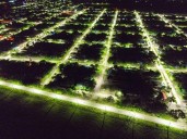 Hato Corozal dejó atrás la oscuridad: Zorro inauguró el nuevo alumbrado público LED