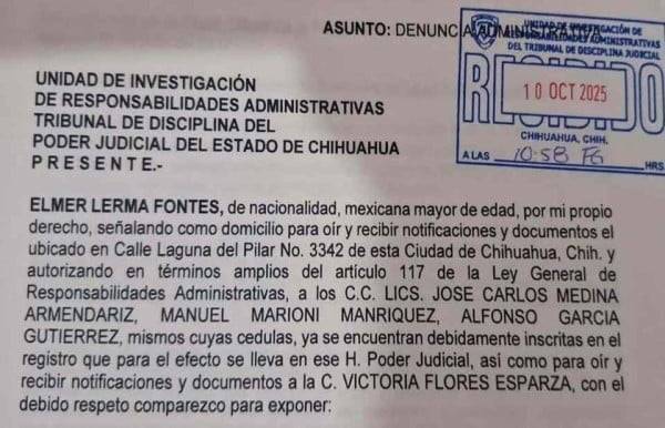 Denuncia juez amenazas de magistrado para dejar en la cárcel a hermano de diputado