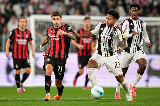 Christian Pulisic falla un penal crucial y el Milan empata con la Juventus