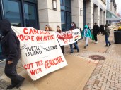Owen Sound woman charged after vandalism during London protest: Police