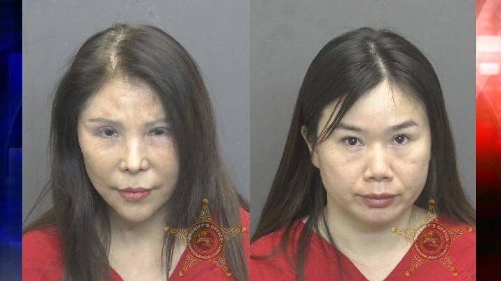 Two women charged with prostitution related offenses at Evansville spa