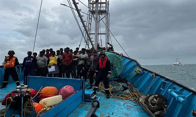 Mangaluru: Indian Coast Guard rescues 31 fishermen adrift in Arabian Sea for 11 days