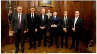 Milei participó de la cena del Consejo del JP Morgan junto a su CEO, Jamie Dimon