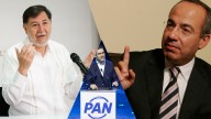 Noroña carga contra regreso a la política de Felipe Calderón y relanzamiento del PAN