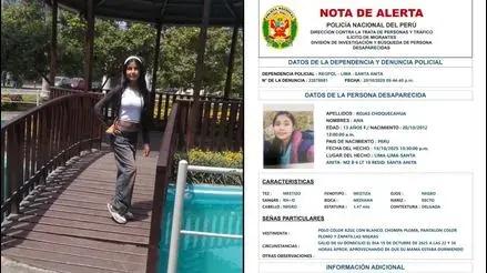 Santa Anita: madre de familia reporta que se llevaron a su hija de 13 años hace tres días