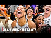 A'ja Wilson is GUARANTEED to be the WNBA's G.O.A.T? 👀 (📍 @ATT)