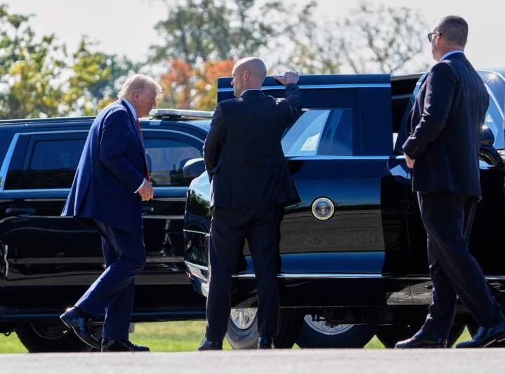 Trump heads to hospital for medical exam amid health questions