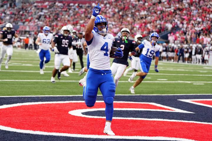 BYU survives double overtime and hurricane conditions to beat Arizona 33