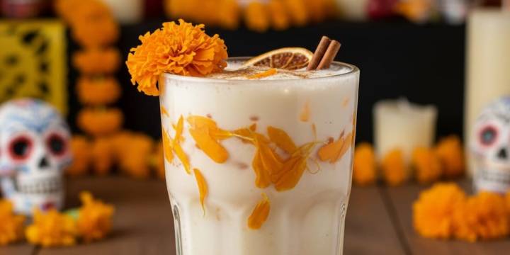 Agua de horchata con cempasúchil: una receta tradicional con sabor a Día de Muertos
