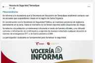 Suspenden clases en región de Tamaulipas; indagan causa