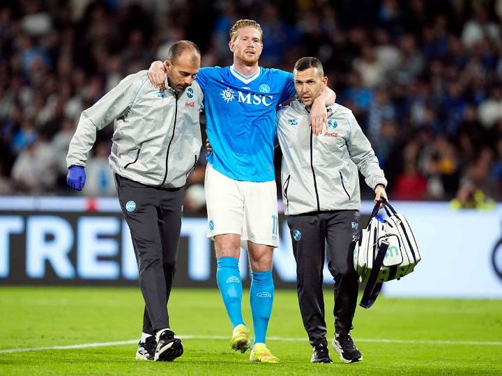 Nápoles pierde a Kevin De Bruyne por el resto del año