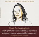 "María Corina Machado Gana el Premio Nobel de la Paz 2025 por su Lucha por la Democracia en Venezuela"