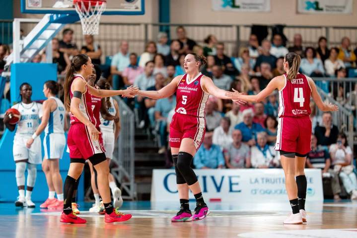 Casademont Zaragoza resiste ante el Landes para conseguir su primera victoria en Euroliga (70