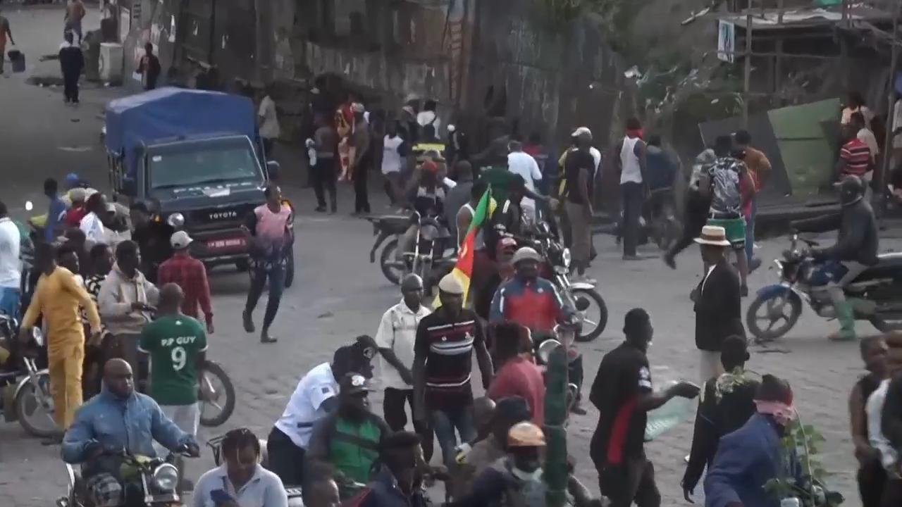 Protests erupt in Cameroon over election results