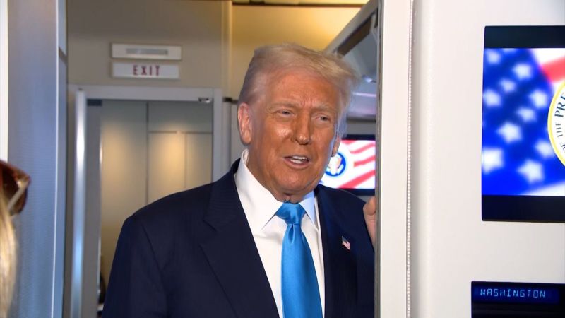 Trump sobre un tercer mandato: "No me está permitido presentarme"