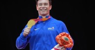 American Brody Malone soars to gold on the high bar at world gymnastics championships