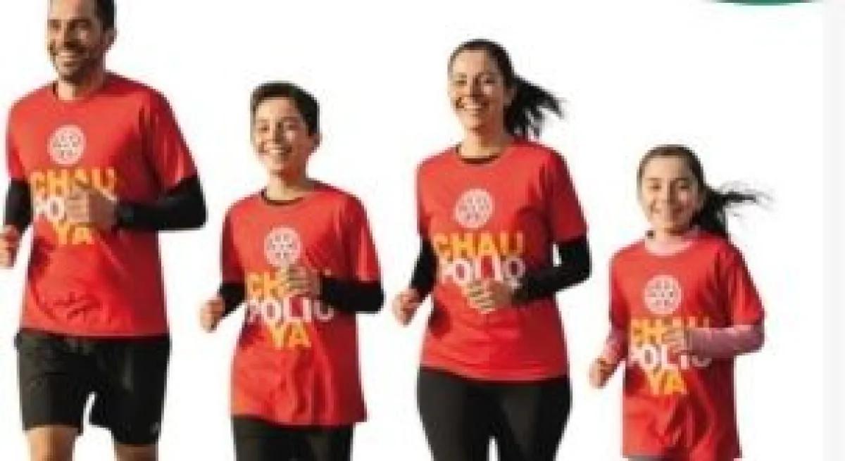 Posadas se suma a la lucha contra la poliomielitis con una carrera solidaria.
