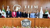 Destaca Delfina Gómez labor del TEEM en favor de la democracia en el Edomex