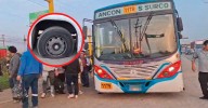 Paro de transportistas: Desinflan llanta de bus de la empresa Sesosa y agreden al cobrador