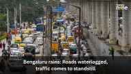 Traffic in Bengaluru’s Whitefield, HSR Layout come to standstill as roads get waterlogged after heavy rains