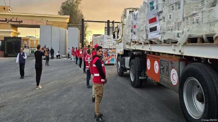 Desde Egipto Gaza comienza a recibir ayuda humanitaria este domingo 12 de octubre