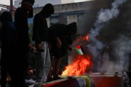 Spanish police clash with pro-Palestine protesters in Barcelona