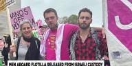 Men aboard flotilla released from Israeli custody
