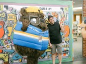 Meet the Ann Arbor District Library’s new groundhog mascot, Akako G. Shins