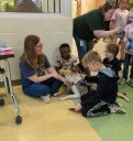 Fully certified therapy dog now helping kids at Coloma Elementary School