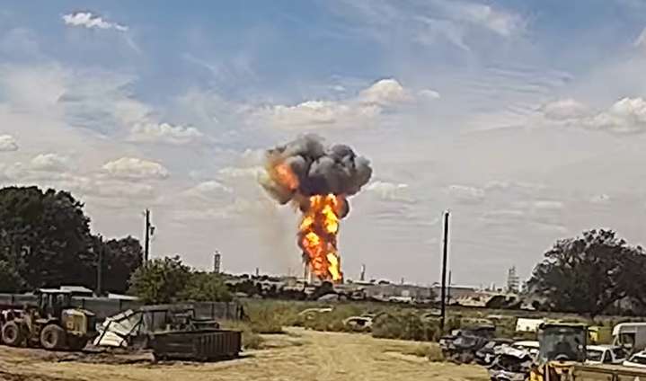 Rocket explodes at Firefly testing site
